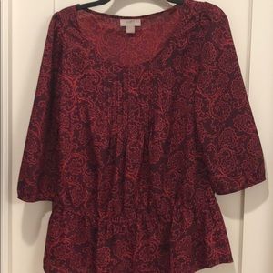 Nice loft new top worn only 2 -3 times